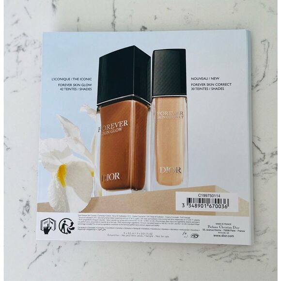 DIOR Forever Skin Correct Full Coverage Concealer in 9 Neutral Shades Card Size - Picture 3 of 3